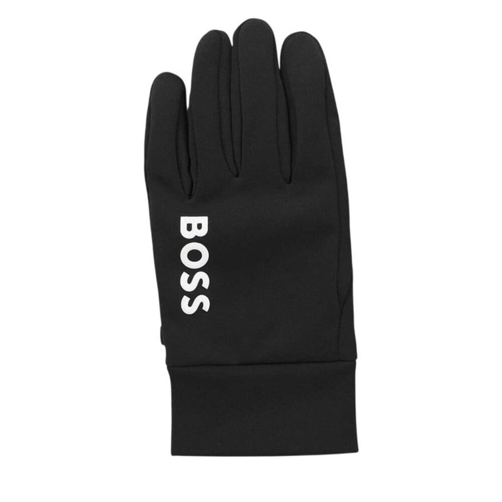 Hugo Boss Unisex Adult Logo Outdoor Gloves / Black